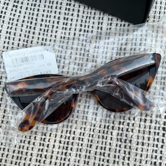 Opening Ceremony Cateyes Tortoise Shell Sunglasses WA02PS - Picture 5 of 13